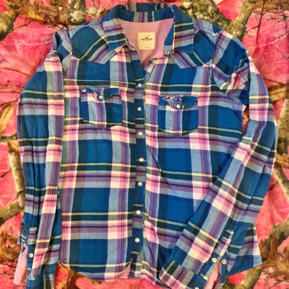 Hollister long Sleeve Button Down